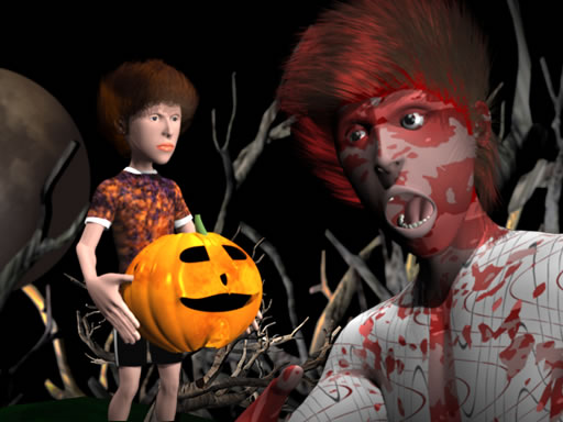 Halloween Hoops gameplay